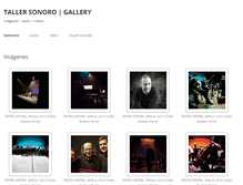 Tablet Screenshot of gallery.tallersonoro.com